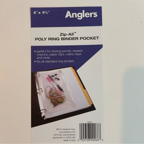 Binder Pockets QTY 3 New - Picture 5 of 5